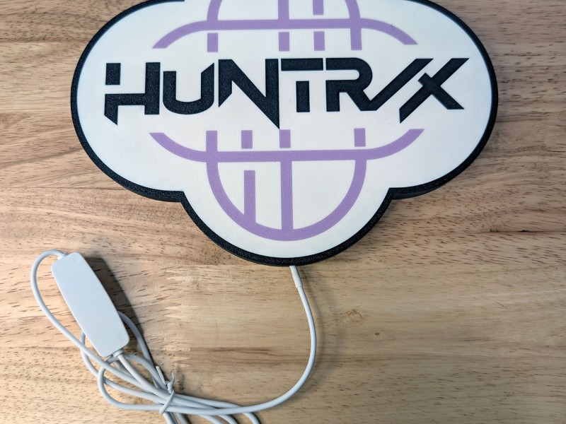 Huntrix Night Light — CAD Design & 3D Print